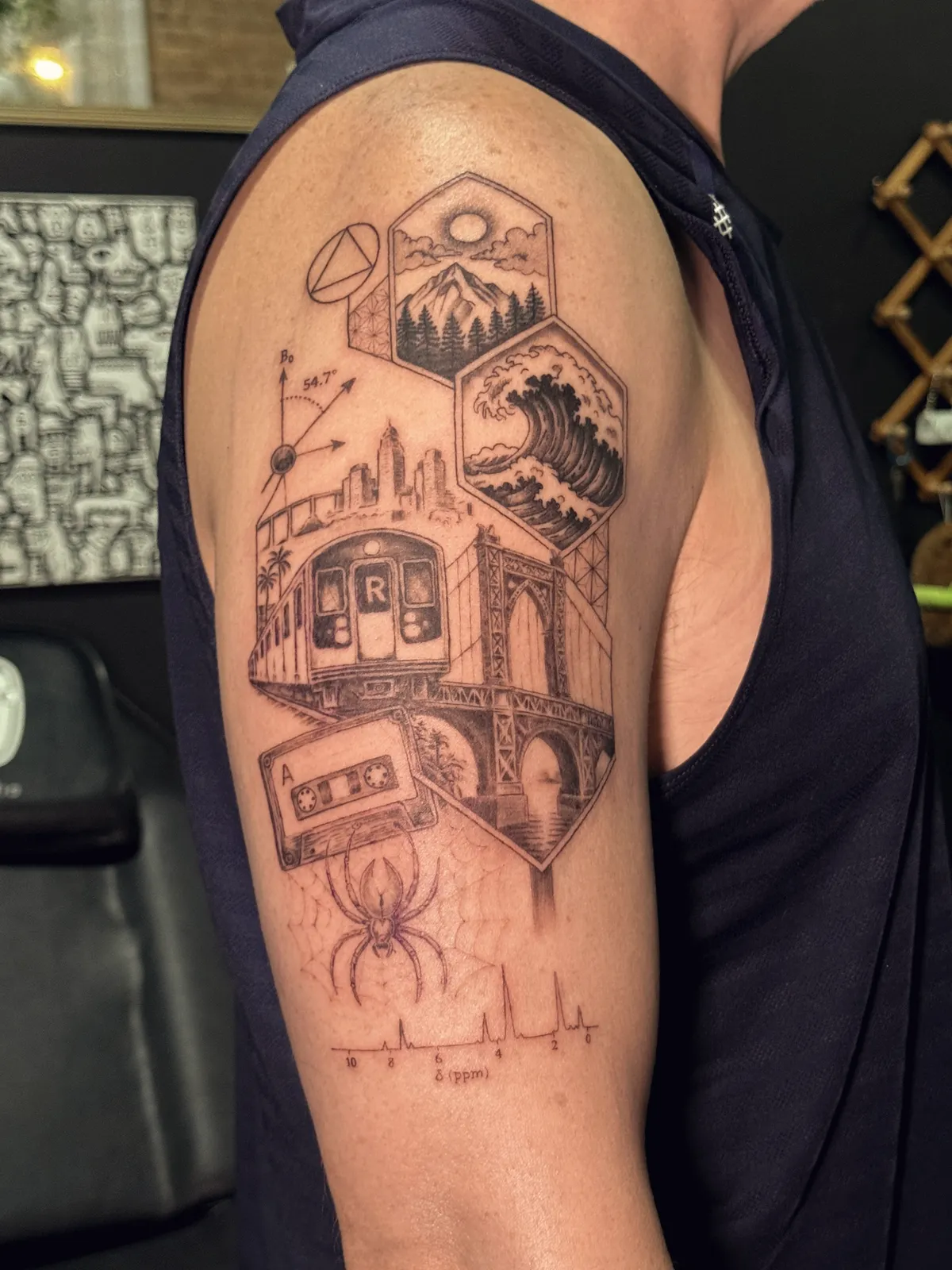 A Life in Chapters, tattoo by Alyssa Collins